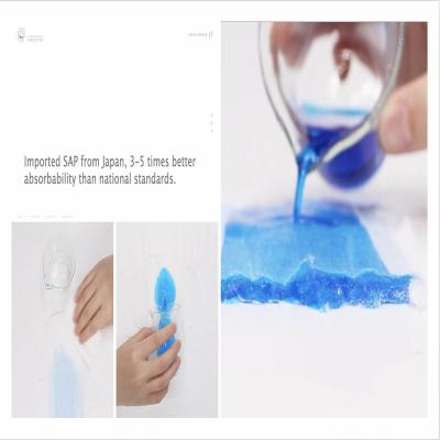 Lady cotton breathable anion sanitary napkins