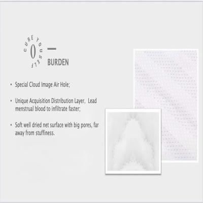 cottony night use regular lady sanitary napkin