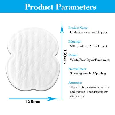 Safe Underarm Sweat Pads